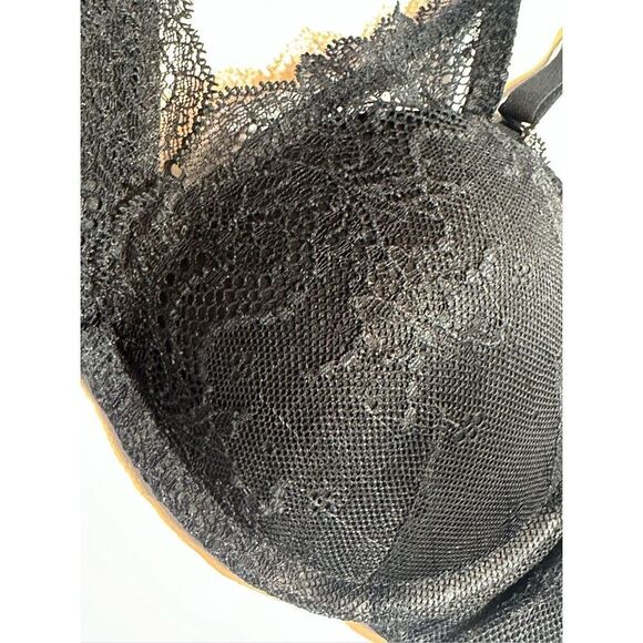 Spanx NWT size 32B Undie-tectable plunge push up Bra - Black - Picture 2 of 6